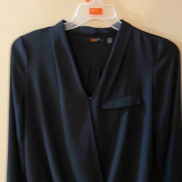 Dex metropolitan black sheer blouse size medium - Picture 2 of 7